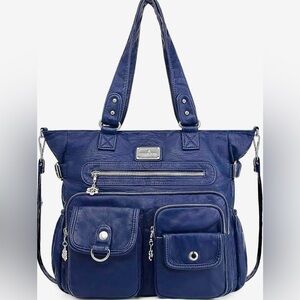 NWT Angelkiss Large Muti-Pocket Women’s Hobo Shoulder Bag